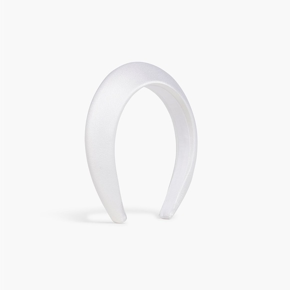 Hill House Halo Headband in White Satin NEW